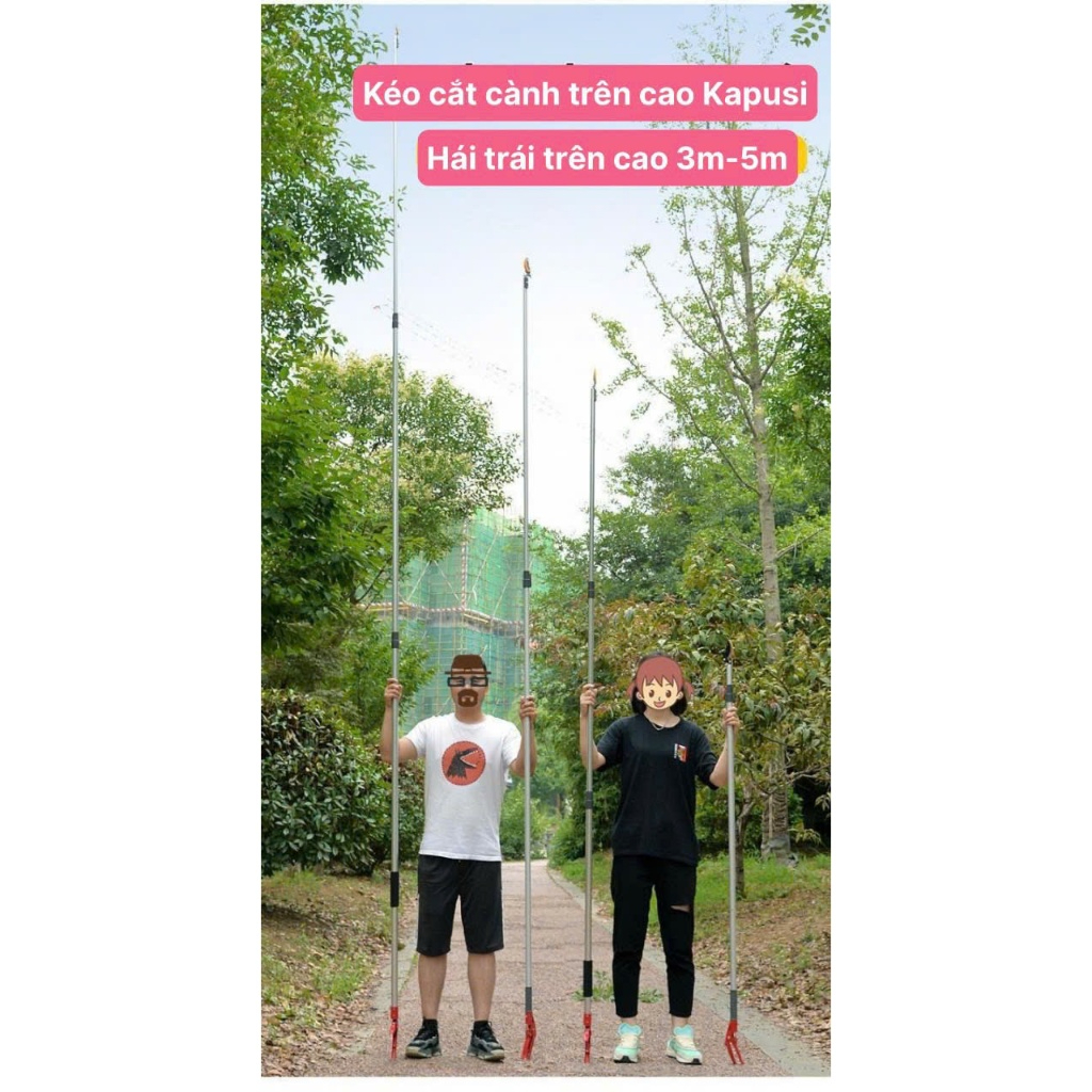Kéo cắt cành trên cao 4m Nhật Bản
