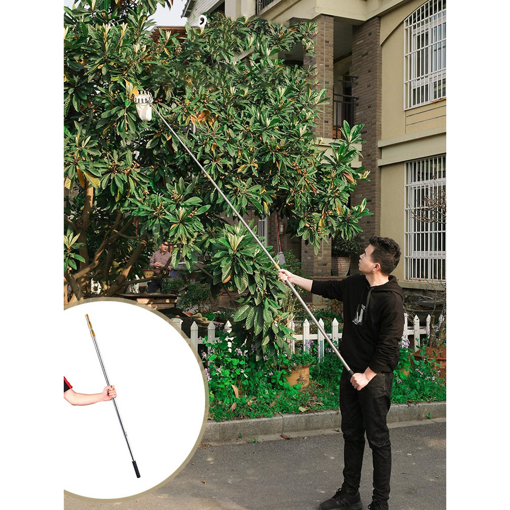 Dụng cụ hái trái trên cao giỏ dài 7m