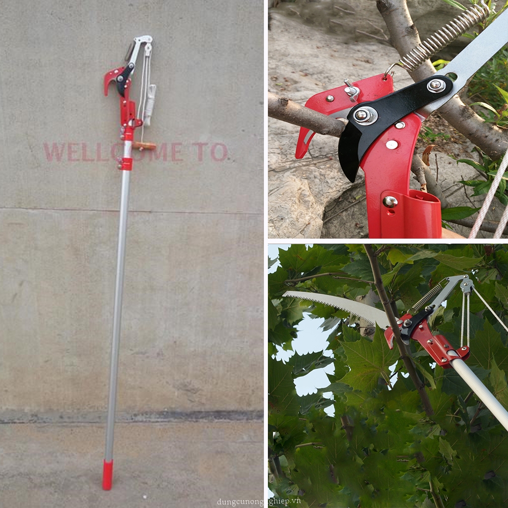 kéo cắt cành trên cao dây giật