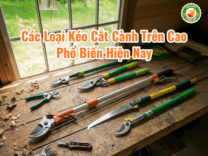 Các loại kéo cắt cành trên cao phổ biến hiện nay
