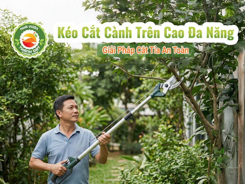 Kéo cắt cành trên cao đa năng giải pháp cắt tỉa an toàn