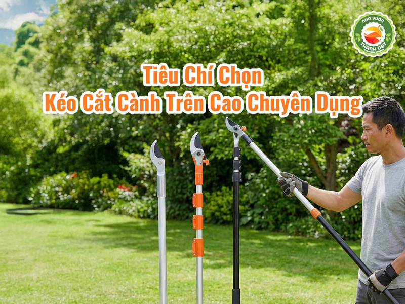 Tiêu chí chọn kéo cắt cành trên cao chuyên dụng